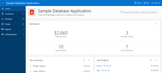 Sample Database Application